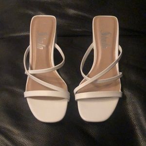 Never worn white Sandals!